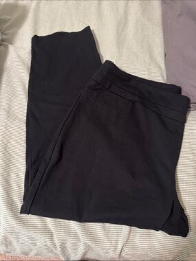 Zac & Rachel Black Women's Pull-On Ponte Leggings - 3X